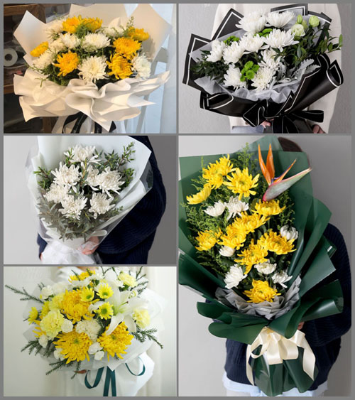 湖北孝感市应城市城北街道红堂村白事花束代送